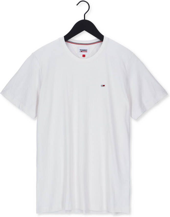 TOMMY JEANS Heren Polo's & T-shirts Tjm Classic Jersey C Neck Wit