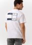 TOMMY JEANS Heren Polo's & T-shirts Tjm Twisted Flag Tee Wit - Thumbnail 4