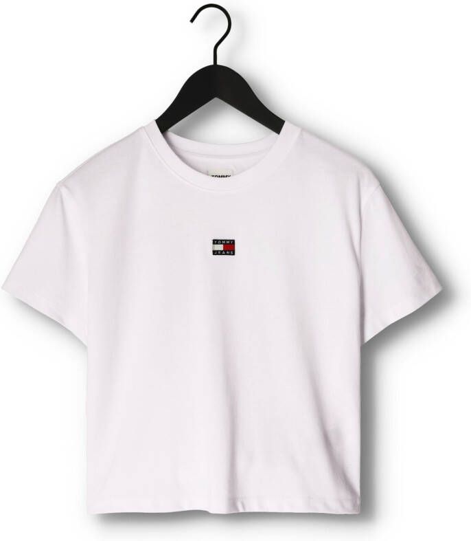 Tommy Jeans Witte T-shirt Twj Cls Xs Badge Tee