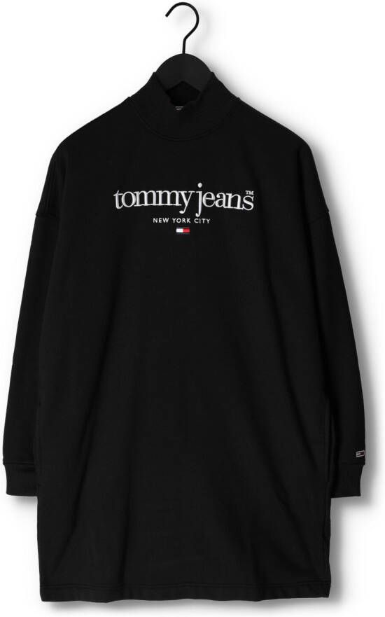Tommy Jeans Zwarte Mini Jurk Dresses