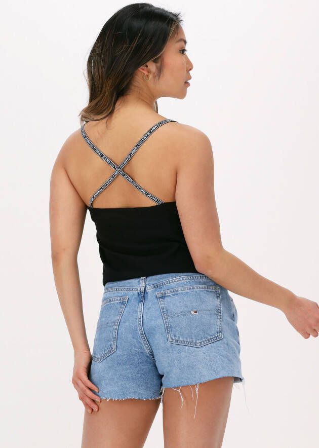 Tommy Jeans Zwarte Top Tjw Essential Strappy Top