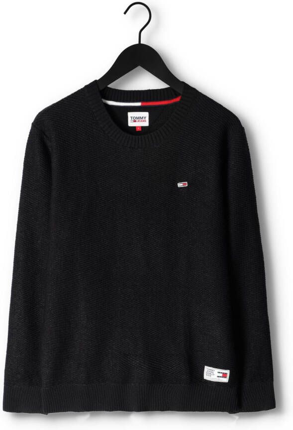 TOMMY JEANS Heren Truien & Vesten Tjm Regular Structured Sweater Zwart