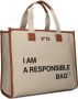 V73 Beige Shopper Responsibility Bis Shopping - Thumbnail 3
