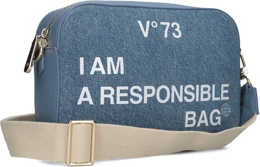 V73 Blauwe Schoudertas Responsibility Bis Camera Bag
