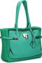 V73 Groene Textiel Shopper Venere Shopping Green Dames - Thumbnail 2
