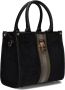 V73 Stijlvolle Zwarte Shopper Tas Black Dames - Thumbnail 2