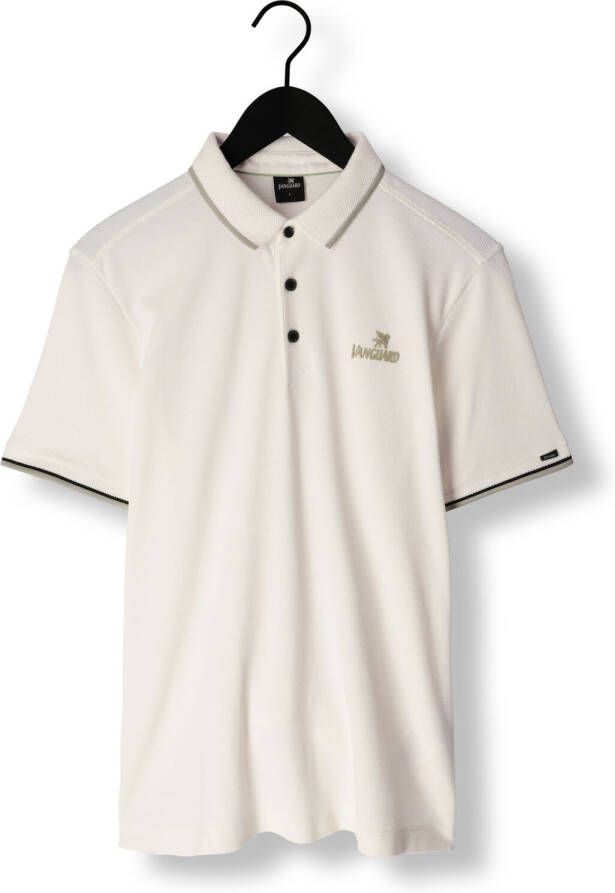 Vanguard Gebroken Wit Polo Short Sleeve Polo Cotton Poly Waffle Structure