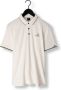 Vanguard Gebroken Wit Polo Short Sleeve Polo Cotton Poly Waffle Structure - Thumbnail 4