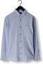 VANGUARD Heren Overhemden Long Sleeve Shirt Linen Cotton Blend Stripe Lichtblauw - Thumbnail 5