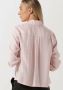 VANILIA Dames Blouses Silky Cropped Shirt Lichtroze - Thumbnail 3