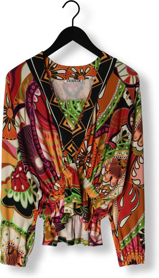 VANILIA Dames Tops & T-shirts Printed Fun Batsleeve Multi