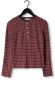 VANILIA Dames Tops & T-shirts Tartan Tweed Longsleeve Rood - Thumbnail 2