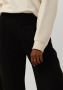 VANILIA Dames Broeken Crepe Tailored Wide Leg Zwart - Thumbnail 2
