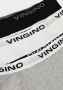 VINGINO shorts- set van 3 grijs melange zwart wit Slip Meisjes Stretchkatoen 122 128 - Thumbnail 3