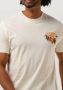 Woodbird Gebroken Wit T-shirt Rics Peach Tee - Thumbnail 3