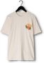 Woodbird Gebroken Wit T-shirt Rics Peach Tee - Thumbnail 4