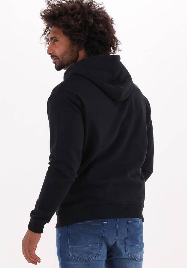 Woodbird Zwarte Sweater DAsh Mountaineer Hoodie
