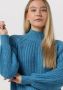 Y.A.S. Dames Truien & Vesten Yasultra Ls High Neck Knit Pullover Blauw - Thumbnail 4