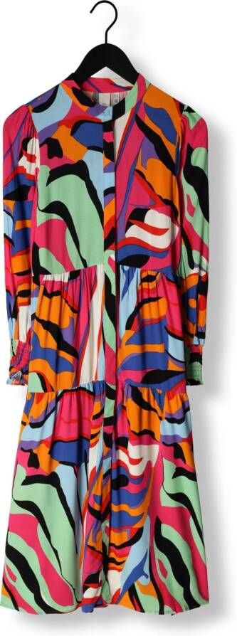 Y.A.S. Dames Jurken Yasalira Ls Long Shirt Dress S. Noos Fuchsia