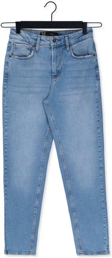 Y.A.S. Lichtblauwe Straight Leg Jeans Yaszeo Mw Gf Ankle Jeansd