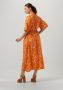 Y.A.S. Dames Jurken Yaslefira 2 4 Long Shirt Dress S. Oranje - Thumbnail 4