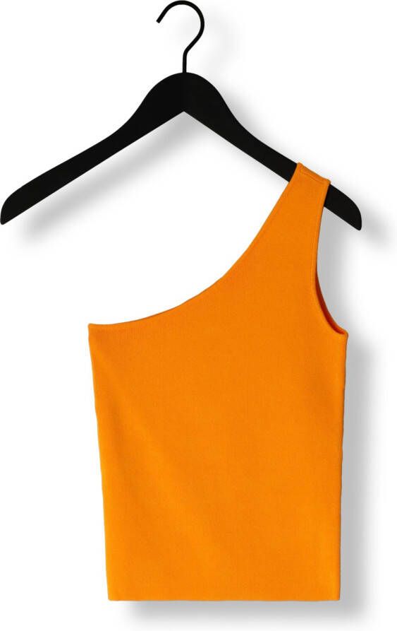 Y.A.S. Dames Tops & T-shirts Yasmilla One Shoulder Knit Top S. Oranje