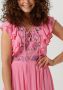 Y.A.S. Dames Jurken Yashella Ss Maxi Dress S. Roze - Thumbnail 2