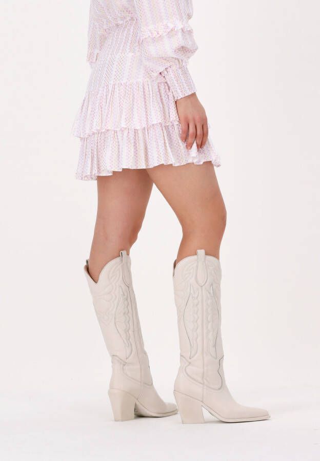 Y.A.S. Witte Minirok Yasprisma Hw Skirt