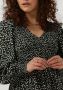 Y.A.S. Dames Jurken Yasditsy V Neck 3 4 Sleeve Smock Dress Zwart - Thumbnail 2