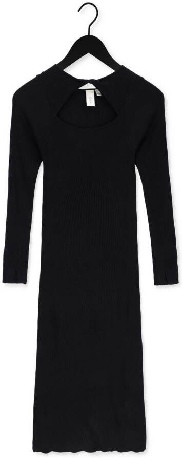Y.A.S. Zwarte Midi Jurk YasKanna Ls Midi Knit Dress