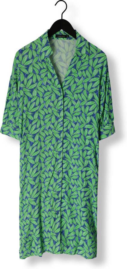 YDENCE Dames Jurken Dress Palmer Blauw
