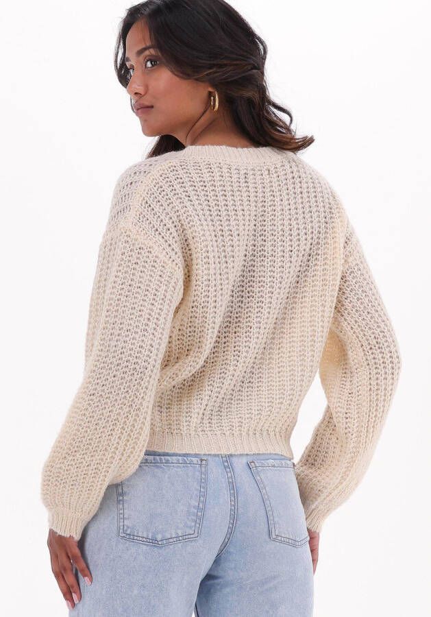 YDENCE Dames Truien & Vesten Knitted Sweater Beryl Ecru