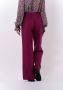 Ydence high waist straight fit broek FS2237 purple - Thumbnail 4