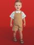 YOUR WISHES Baby Jeans & Broeken Ensar Muslin Ecru - Thumbnail 3