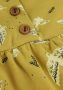 Z8 newborn baby jurk Kella met dierenprint en ruches geel - Thumbnail 3