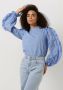 Fabienne Chapot Blauwe top met lange ballonmouwen Blue Dames - Thumbnail 1