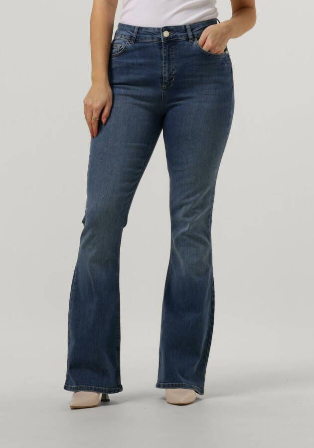 Fabienne Chapot Eva Flare Stretch Denim Broek Blue Dames