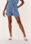 Fabienne Chapot high waist loose fit jeans short Olivia Isa met borduursels light blue - Thumbnail 1