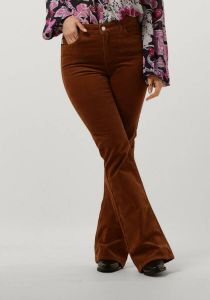 Fabienne Chapot Bruine Flared Jeans Eva Flare Trousers 178