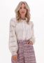 Fabienne Chapot semi-transparante blouse Vreni met open detail gebroken wit - Thumbnail 1