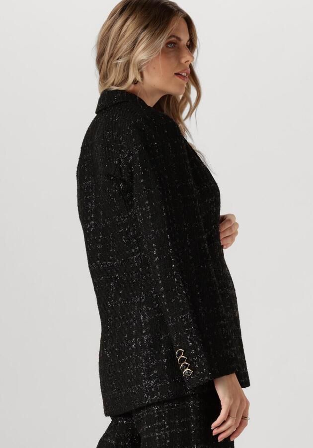 Fabienne Chapot geruite getailleerde blazer Cher zwart - Foto 3