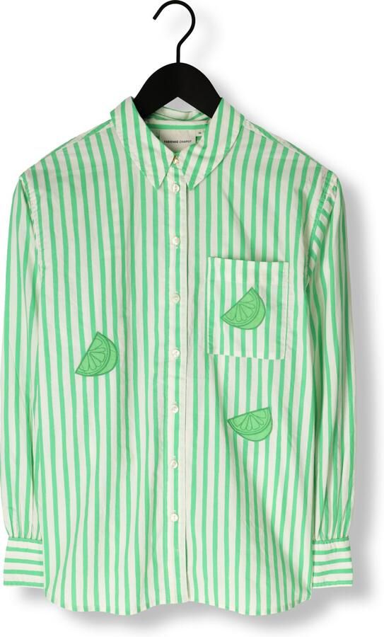 Fabienne Chapot Alex Blouse Lange Mouw Stijlvol Green Dames - Foto 3
