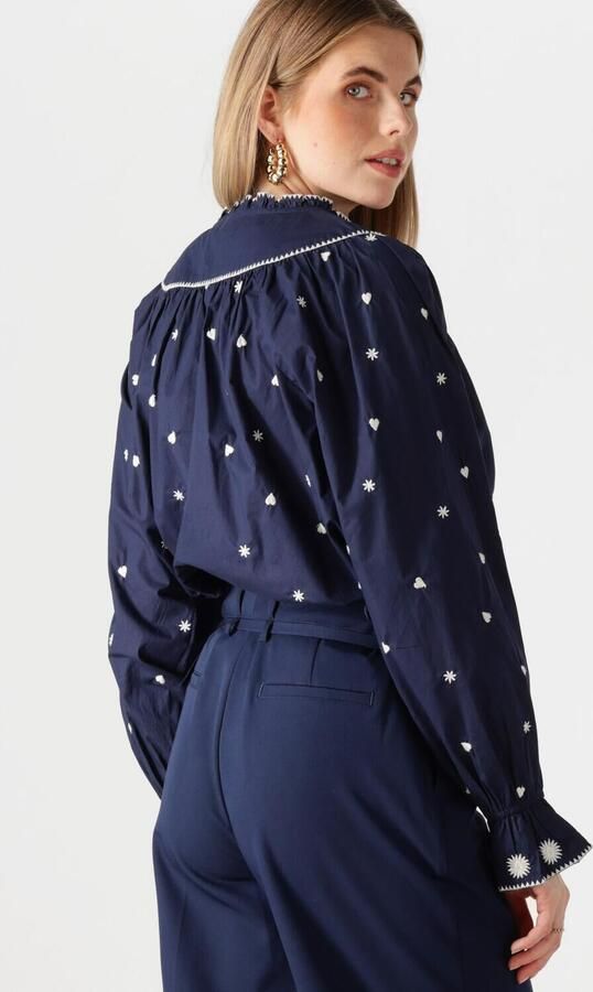 FABIENNE CHAPOT Dames Blouses Maisy Top Donkerblauw - Foto 3