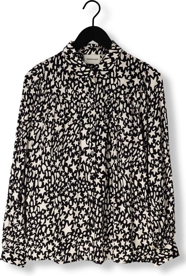 Fabienne Chapot Sterrenprint Lange Mouw Blouse Black Dames - Foto 3