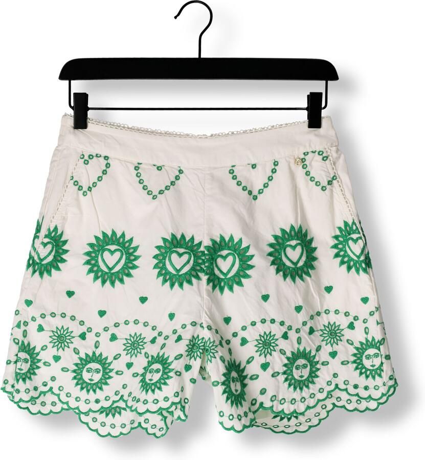 Fabienne Chapot regular waist casual short wit broderie