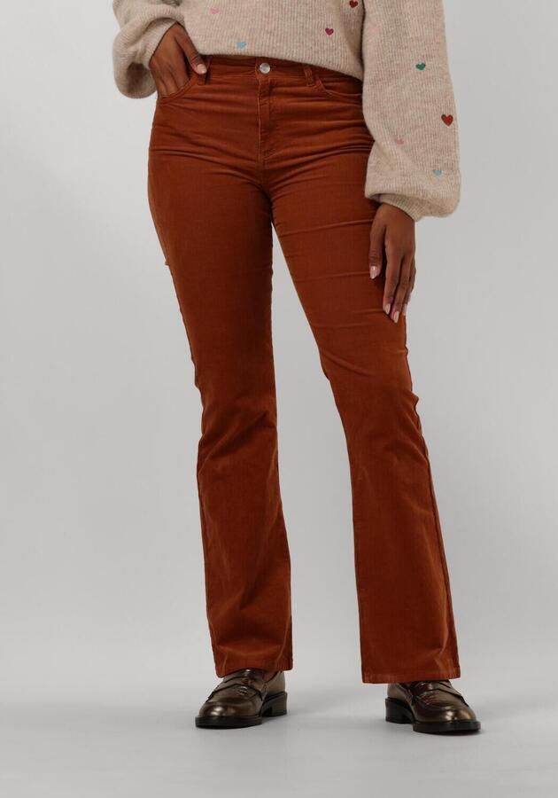 Fabienne Chapot Cognac Flare Broek voor Vrouwen Brown Dames - Foto 4