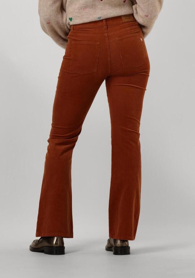 Fabienne Chapot Cognac Flare Broek voor Vrouwen Brown Dames