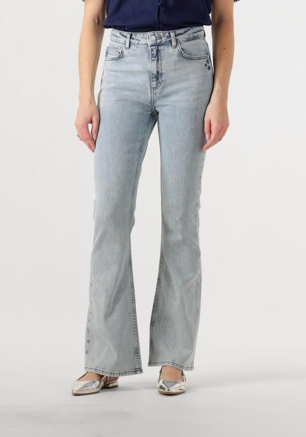 Fabienne Chapot high waist flared jeans light blue denim - Foto 4