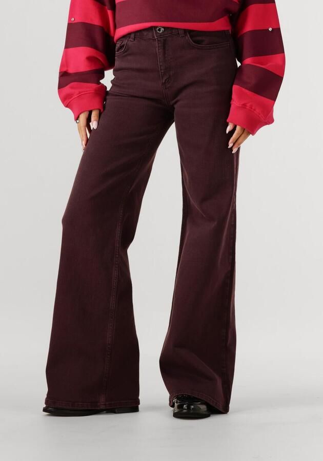 FABIENNE CHAPOT Dames Jeans Thea Wide Leg Jeans Bordeaux - Foto 4
