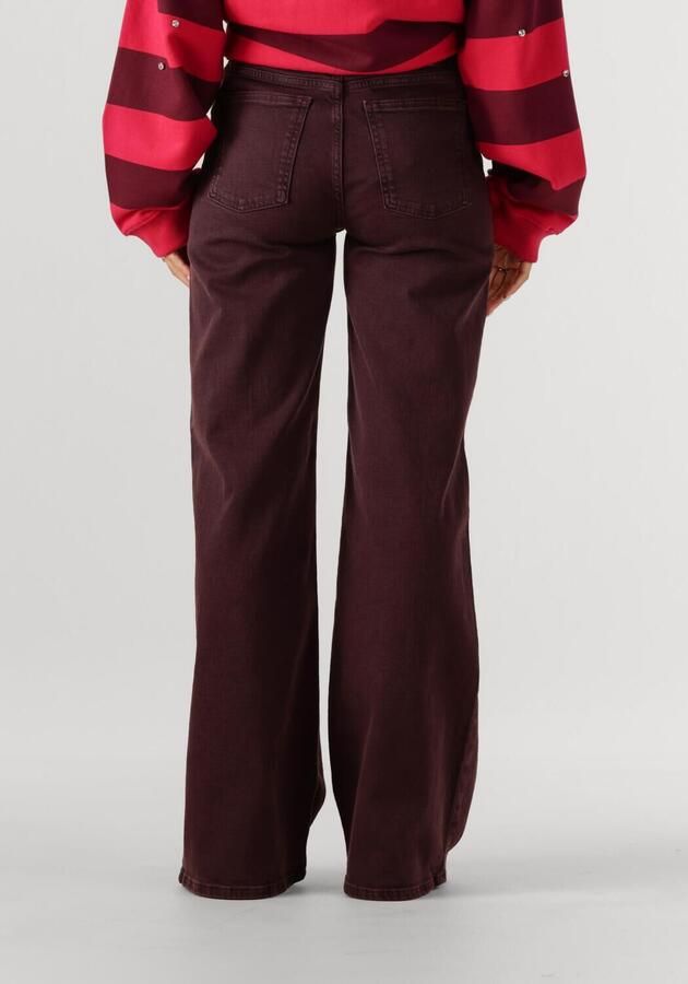 FABIENNE CHAPOT Dames Jeans Thea Wide Leg Jeans Bordeaux